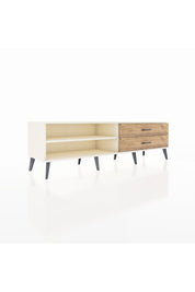 Hyperion TV Ünitesi Tek Raflı 2 Çekmeceli  176x44x51 Aytaşı-Aytaşı/Çam