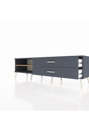 Hyperion TV Ünitesi Tek Raflı 2 Çekmeceli  176x44x51 Antrasit-Çam/Antrasit