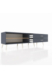 Hyperion TV Ünitesi Tek Raflı 2 Çekmeceli  176x44x51 Antrasit-Çam/Antrasit