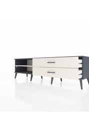 Hyperion TV Ünitesi Tek Raflı 2 Çekmeceli  176x44x51 Antrasit-Aytaşı/Aytaşı