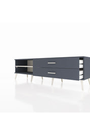 Hyperion TV Ünitesi Tek Raflı 2 Çekmeceli  176x44x51 Antrasit-Aytaşı/Antrasit