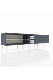 Hyperion TV Ünitesi Tek Raflı 2 Çekmeceli  176x44x51 Antrasit-Aytaşı/Antrasit