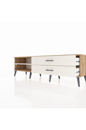 Hyperion TV Ünitesi Tek Raflı 2 Çekmeceli  176x44x51 Çam-Aytaşı/Aytaşı