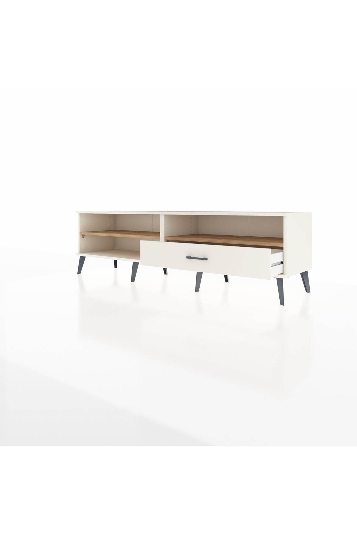 Hyperion TV Ünitesi 2 Raflı Tek Çekmeceli  176x44x51 Aytaşı-Çam/Aytaşı