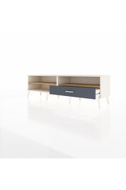 Hyperion TV Ünitesi 2 Raflı Tek Çekmeceli  176x44x51 Aytaşı-Çam/Antrasit