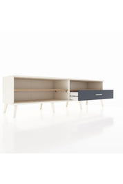 Hyperion TV Ünitesi 2 Raflı Tek Çekmeceli  176x44x51 Aytaşı-Çam/Antrasit