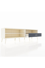 Hyperion TV Ünitesi 2 Raflı Tek Çekmeceli  176x44x51 Aytaşı-Aytaşı/Antrasit