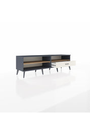 Hyperion TV Ünitesi 2 Raflı Tek Çekmeceli  176x44x51 Antrasit-Çam/Aytaşı