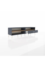 Hyperion TV Ünitesi 2 Raflı Tek Çekmeceli  176x44x51 Antrasit-Çam/Antrasit