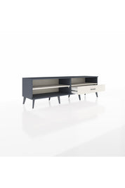 Hyperion TV Ünitesi 2 Raflı Tek Çekmeceli  176x44x51 Antrasit-Aytaşı/Aytaşı