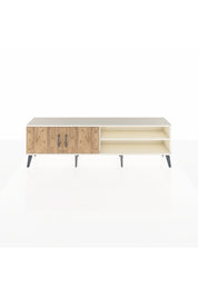 Arges TV Ünitesi 2 Raflı 2 Kapaklı 176x30x51 Aytaşı-Çam/Aytaşı