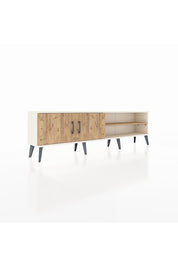 Arges TV Ünitesi 2 Raflı 2 Kapaklı 176x30x51 Aytaşı-Çam/Çam