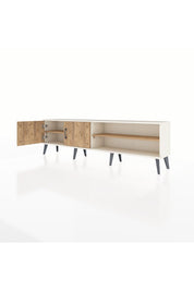 Arges TV Ünitesi 2 Raflı 2 Kapaklı 176x30x51 Aytaşı-Çam/Çam