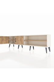 Arges TV Ünitesi 2 Raflı 2 Kapaklı 176x30x51 Aytaşı-Çam/Çam