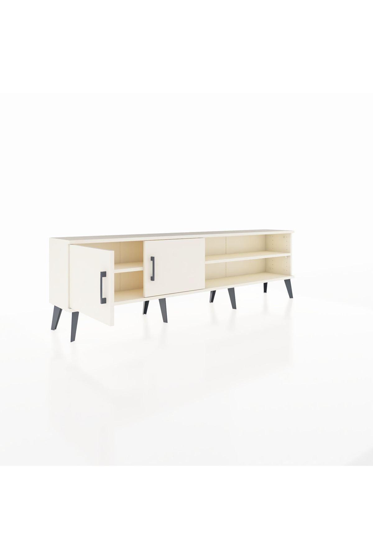 Arges TV Ünitesi 2 Raflı 2 Kapaklı 176x30x51 Aytaşı-Aytaşı/Aytaşı