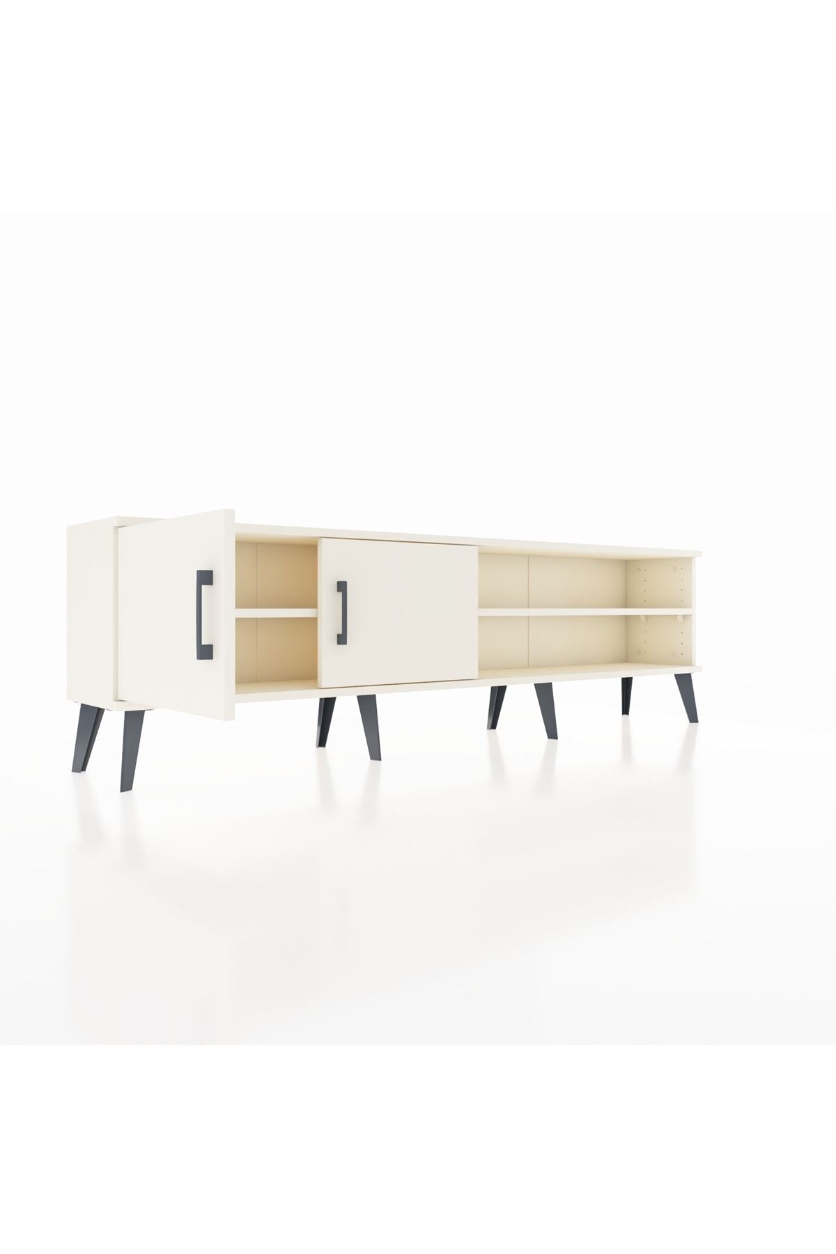 Arges TV Ünitesi 2 Raflı 2 Kapaklı 176x30x51 Aytaşı-Aytaşı/Aytaşı