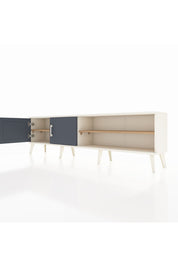 Arges TV Ünitesi 2 Raflı 2 Kapaklı 176x30x51 Aytaşı-Antrasit/Çam
