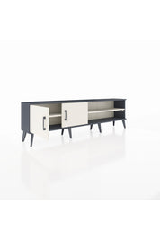 Arges TV Ünitesi 2 Raflı 2 Kapaklı 176x30x51 Antrasit-Aytaşı/Aytaşı