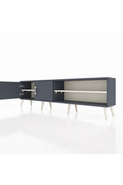 Arges TV Ünitesi 2 Raflı 2 Kapaklı 176x30x51 Antrasit-Antrasit/Aytaşı