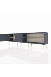 Arges TV Ünitesi 2 Raflı 2 Kapaklı 176x30x51 Antrasit-Antrasit/Çam