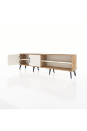 Arges TV Ünitesi 2 Raflı 2 Kapaklı 176x30x51 Çam-Aytaşı/Aytaşı