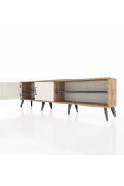 Arges TV Ünitesi 2 Raflı 2 Kapaklı 176x30x51 Çam-Aytaşı/Antrasit