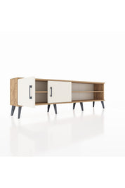Arges TV Ünitesi 2 Raflı 2 Kapaklı 176x30x51 Çam-Aytaşı/Çam