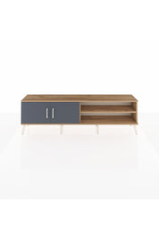 Arges TV Ünitesi 2 Raflı 2 Kapaklı 176x30x51 Çam-Antrasit/Çam