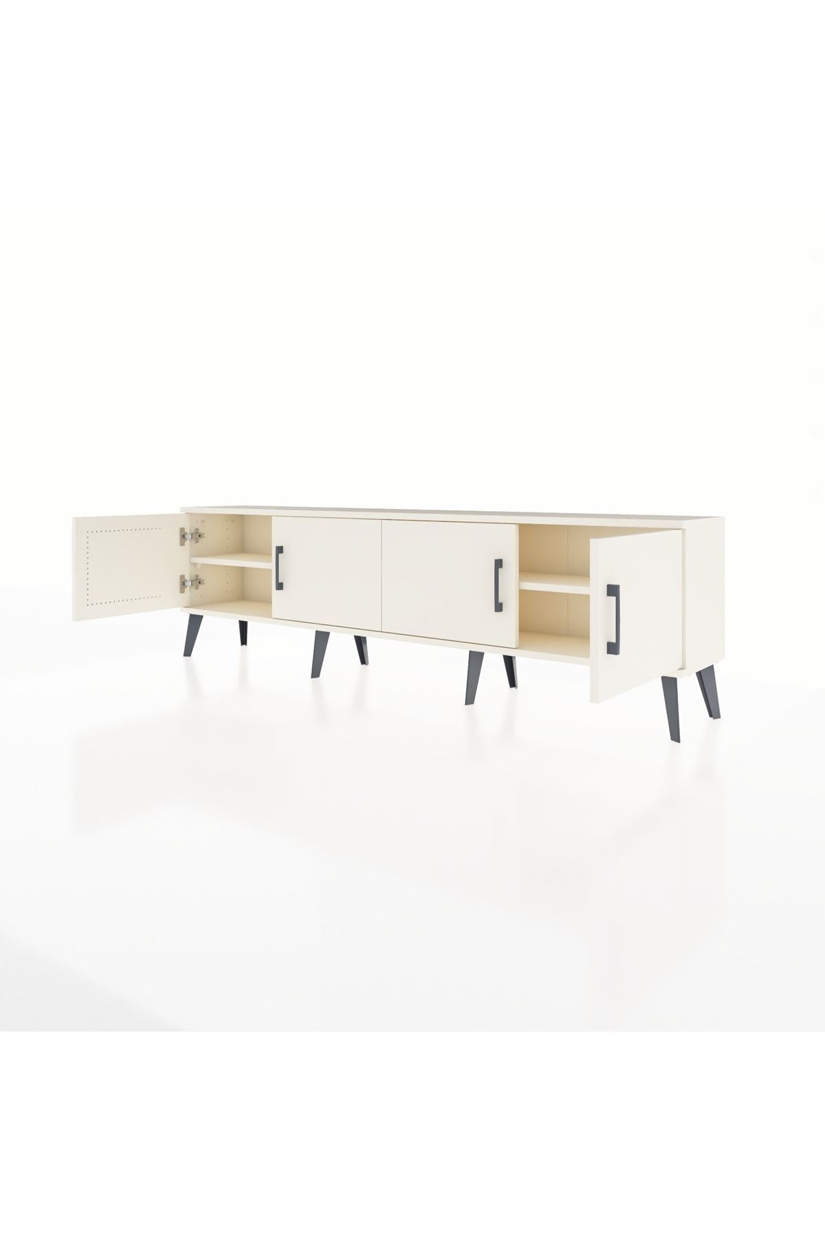 Arges TV Ünitesi 2 Raflı 4 Kapaklı 176x30x51 Aytaşı-Aytaşı/Aytaşı