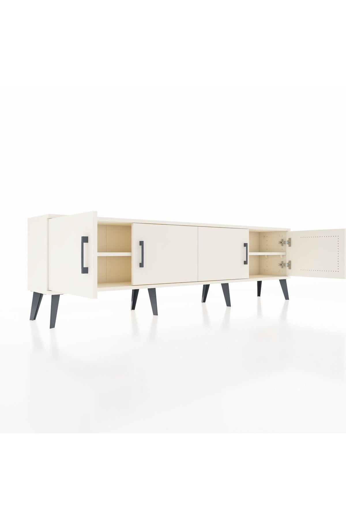 Arges TV Ünitesi 2 Raflı 4 Kapaklı 176x30x51 Aytaşı-Aytaşı/Aytaşı