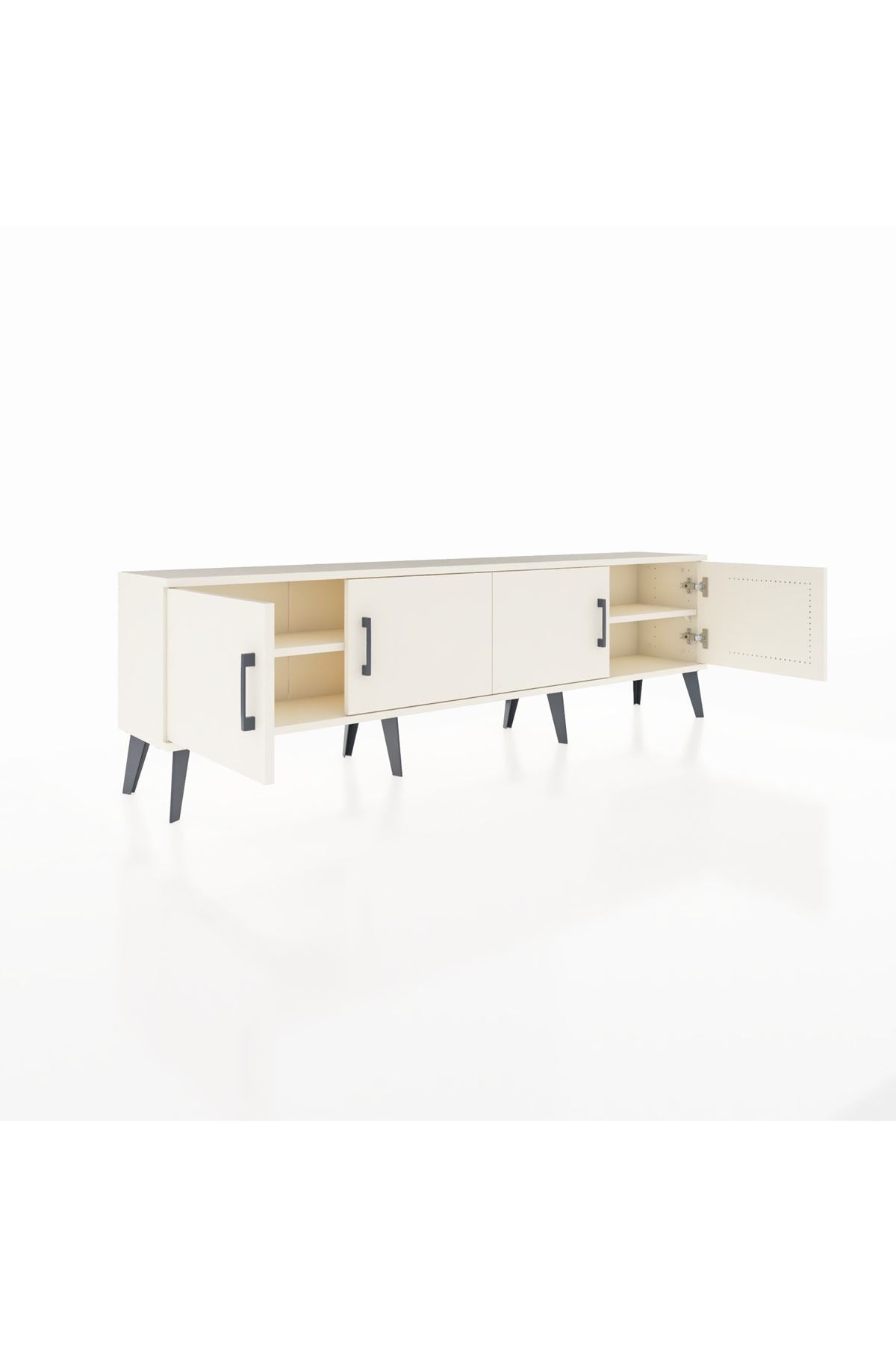 Arges TV Ünitesi 2 Raflı 4 Kapaklı 176x30x51 Aytaşı-Aytaşı/Aytaşı