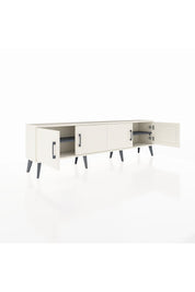 Arges TV Ünitesi 2 Raflı 4 Kapaklı 176x30x51 Aytaşı-Aytaşı/Antrasit