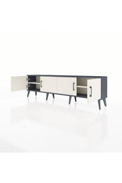 Arges TV Ünitesi 2 Raflı 4 Kapaklı 176x30x51 Antrasit-Aytaşı/Aytaşı