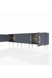 Arges TV Ünitesi 2 Raflı 4 Kapaklı 176x30x51 Antrasit-Antrasit/Çam