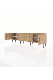 Arges TV Ünitesi 2 Raflı 4 Kapaklı 176x30x51 Çam-Çam/Aytaşı