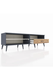 Hyperion TV Ünitesi 2 Raflı Tek Çekmeceli  176x44x51 Antrasit-Aytaşı/Çam