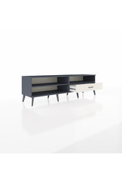 Hyperion TV Ünitesi 2 Raflı Tek Çekmeceli  176x44x51 Antrasit-Antrasit/Aytaşı