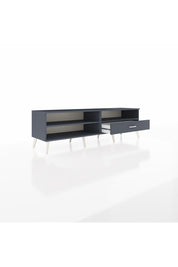 Hyperion TV Ünitesi 2 Raflı Tek Çekmeceli  176x44x51 Antrasit-Antrasit/Antrasit