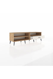 Hyperion TV Ünitesi 2 Raflı Tek Çekmeceli  176x44x51 Çam-Çam/Aytaşı