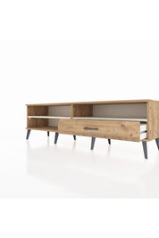 Hyperion TV Ünitesi 2 Raflı Tek Çekmeceli  176x44x51 Çam-Aytaşı/Çam