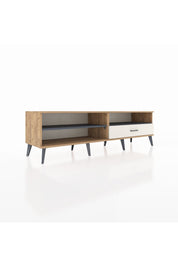 Hyperion TV Ünitesi 2 Raflı Tek Çekmeceli  176x44x51 Çam-Antrasit/Aytaşı