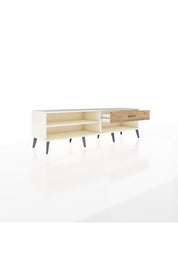 Hyperion TV Ünitesi Tek Raflı Tek Çekmeceli  176x44x51 Aytaşı-Aytaşı/Çam