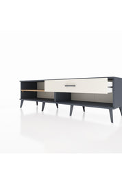Hyperion TV Ünitesi Tek Raflı Tek Çekmeceli  176x44x51 Antrasit-Çam/Aytaşı