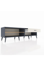 Hyperion TV Ünitesi Tek Raflı Tek Çekmeceli  176x44x51 Antrasit-Çam/Aytaşı