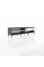 Hyperion TV Ünitesi Tek Raflı Tek Çekmeceli  176x44x51 Antrasit-Aytaşı/Aytaşı