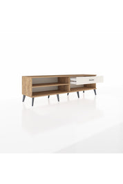 Hyperion TV Ünitesi Tek Raflı Tek Çekmeceli  176x44x51 Çam-Çam/Aytaşı