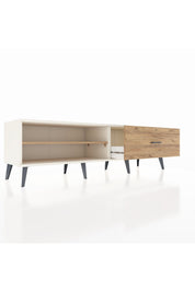 Hyperion TV Ünitesi Tek Raflı Tek Çekmeceli  176x44x51 Aytaşı-Çam/Çam