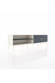 Hyperion TV Ünitesi Tek Raflı Tek Çekmeceli  176x44x51 Aytaşı-Antrasit/Antrasit