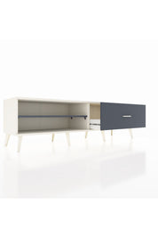 Hyperion TV Ünitesi Tek Raflı Tek Çekmeceli  176x44x51 Aytaşı-Antrasit/Antrasit