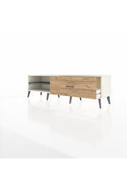 Hyperion TV Ünitesi Tek Raflı Tek Çekmeceli  176x44x51 Aytaşı-Antrasit/Çam